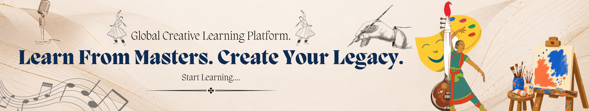 India's creative learning platform - learn from masters, create your legacy